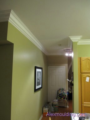 Stained Wood Crown Moulding Installations Toronto